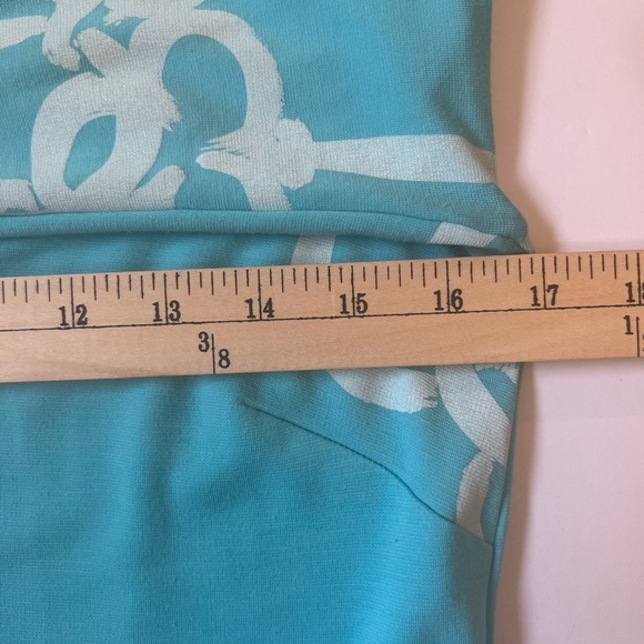 Lily Pulitzer | Jonah Ball and Chain Print Teal Above Knee Dress with Be… - Picture 12 of 12